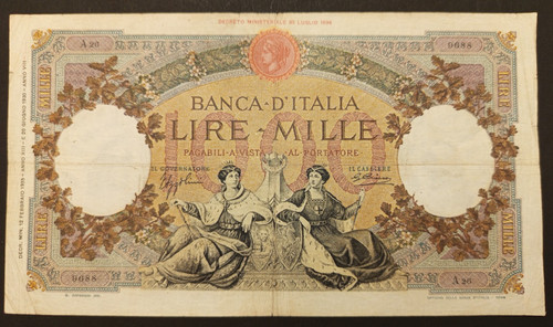 1000 lire 1935 bb - 1000, 12/02/1935