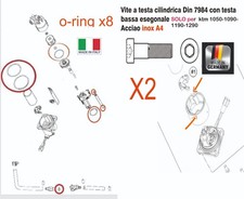 Kit guarnizioni O Ring pompa