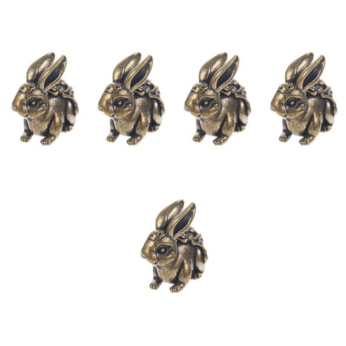 5pcs brass chinese zodiac - brass,