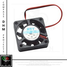Ventola 40x40x10mm 0.10A 12V -