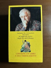 I Miti Degli Dei Luciano De Crescenzo Cofanetto Libro + 2 VHS Mondadori