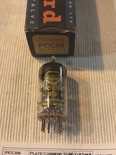 Pcc88 mullard tubo - mullard,