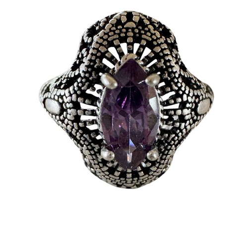 Silver 925 amethyst - silver,