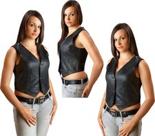 Lederweste Damen Biker Lady