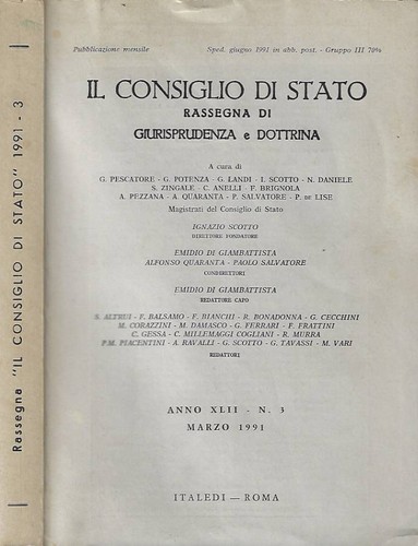 Consiglio stato - consiglio,