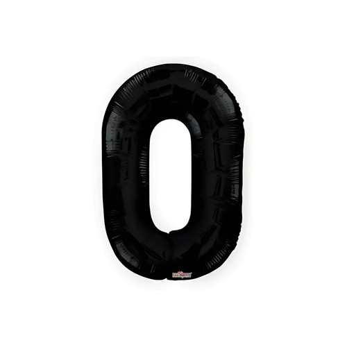 Palloncino numero nero salva - palloncino,