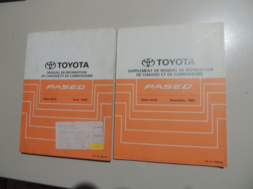 Toyota paseo el54 1995 - paseo, manuale