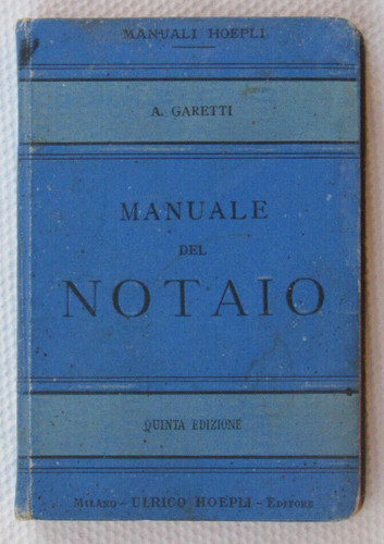 Manuale del notaio - notaio,