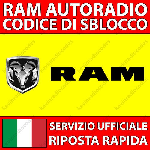 Ram radio codice sblocco - ✅ram,