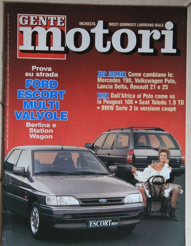 Gente motori prova ford escort - ford,