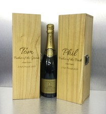 Scatola champagne vino legno - scatola,