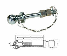 PERNO GANCIO TRAINO A SFERA PER RICAMBIO TRATTORE Ø 50 25 CM x 1" (29206)