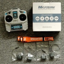 Trasmettitore radiocomando MC6C-M più 4 ricevitori 2,4 GHz 6 canali