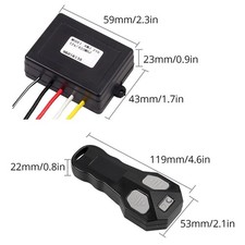 Telecomando doppio verricello