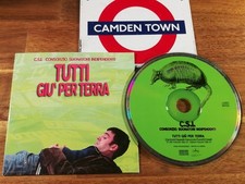 Csi / Cccp / Lindo Ferretti - Tutti Giu' Per Terra 1 Track Promotional Cd Ottimo