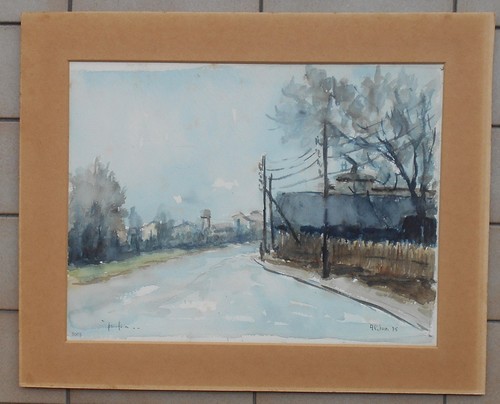 Quadro dipinto acquerello - quadro,