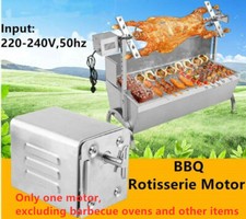 Motore Elettrico Acciaio Inox BBQ Spiedo Girarrosto Capra Maiale Pollo 40KG 220V