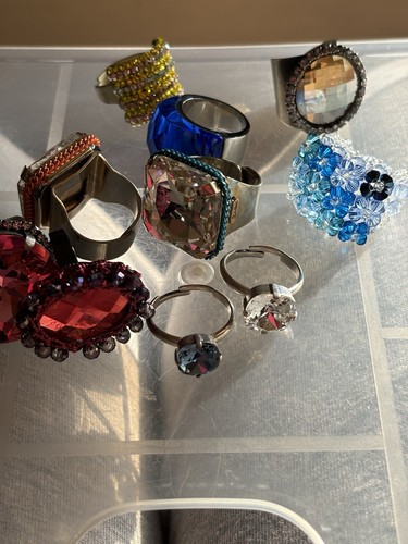 Anello anelli cristalli - anello,