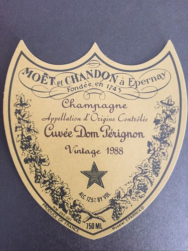 Une étiquette champagne - étiquette, de