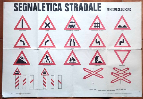 Segnaletica stradale tavola - -,
