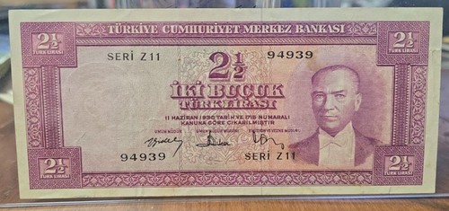Turchia lire e mezzo - turchia,, 2