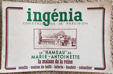 Vintage ingenia Le "Hameau" De Marie-Antoinette modello ritagliato in carta