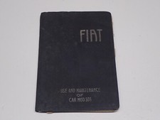 FIAT 503 LIBRETTO USO E