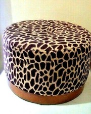 Poggiapiedi giraffa vintage