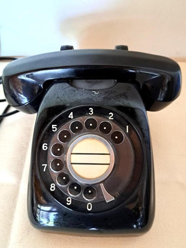 Telefono nero 600 quadrante - 600-a1,