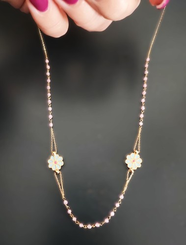 Collana donna lunga 48cm oro - 48cm,