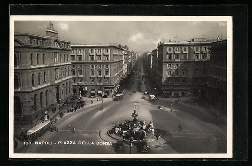 Napoli piazza della - napoli,, borsa