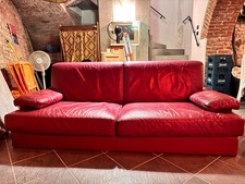 divano ecopelle rosso