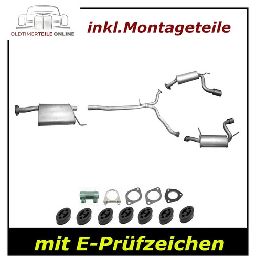 Auspuff set für chevrolet - set,