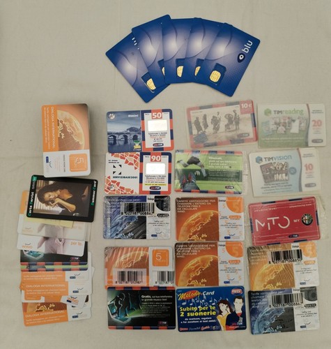 Lotto ricariche wind blu - di,