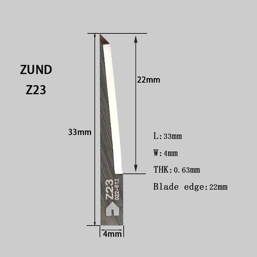 10pcs z23 zund - zund, coltello