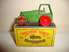LESNEY MATCHBOX 1-75 1C AVELING BARFORD ROAD ROLLER - OTTIMO in scatola originale B4