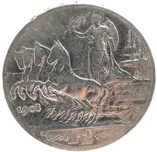 1908 - Italy 2 Lire -  Rome -