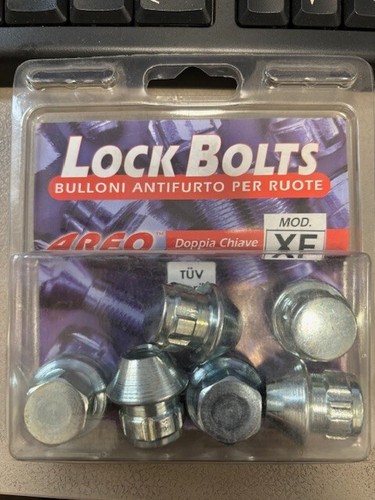 Bulloni antifurto m12x1 20 - m12x1,5, l=20