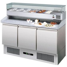 Banco pizza refrigerato tavolo - banco,