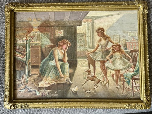 Antico dipinto olio - dipinto,