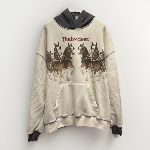 Felpa con cappuccio budweiser - cappuccio,