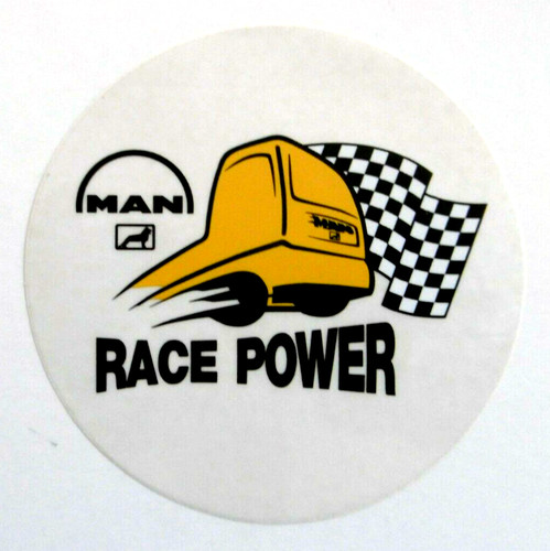 Adesivo pubblicitario man race - pubblicitario,