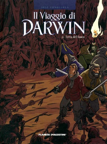 Fumetto viaggio darwin - fumetto, di