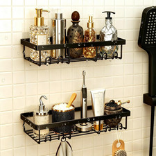 2 Pezzi Mensola Doccia Senza