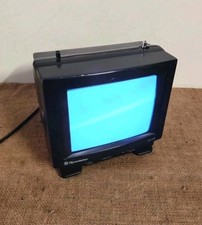 Mini Tv roadstar TV-415 Modernariato TV Vintage TV 7" Pollici Bianco-Nero TV
