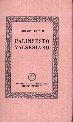 Testori palinsesto - testori,