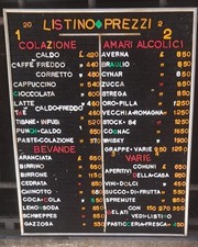 🔥🔥 Listino Prezzi Bar