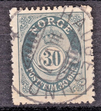 FRANCOBOLLO 1894-1907 NORVEGE