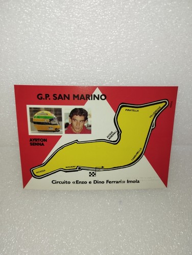 Cartolina ayrton senna san - ayrton, g.p.san