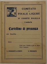 FINALE LIGURE IV COORTE ONB